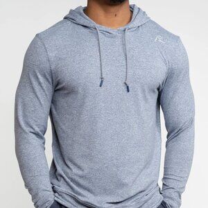 Rhoback Hesi Performance Hoodie Heather Steel Grey